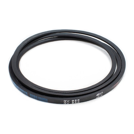 D&D 3V920 Wedge V-Belt, 92 in Outside Length, 3/8 in Top Width, 5/16 in Thickness, 1 Ribs 3V920